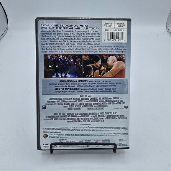 SYLVESTER STALLONE DEMOLITION MAN/OVER THE TOP - Picture 2 of 5